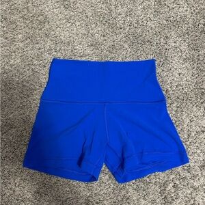 Aritzia jazz blue butter 3” biker shorts size xs